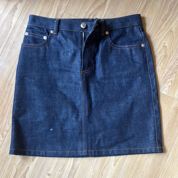APC Denim Blue Skirt